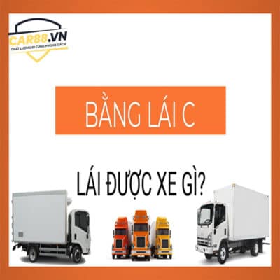 các loại bằng lái xe ô tô